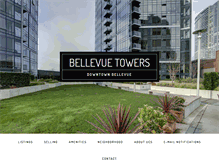 Tablet Screenshot of bellevuetowercondos.com